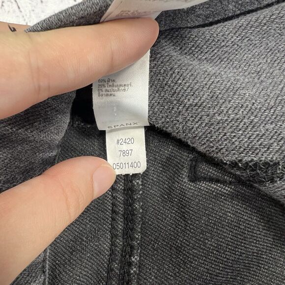 Spanx Ready To Wow Black Pull on Shape Contour Leggings Jeans 2420, Size M - Picture 6 of 7